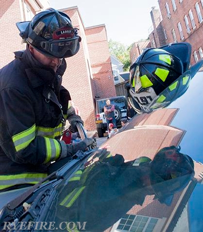 Rye FD Fire Prevention Week Open House 10/12/15.  Photo by Lt. Lester Millman 